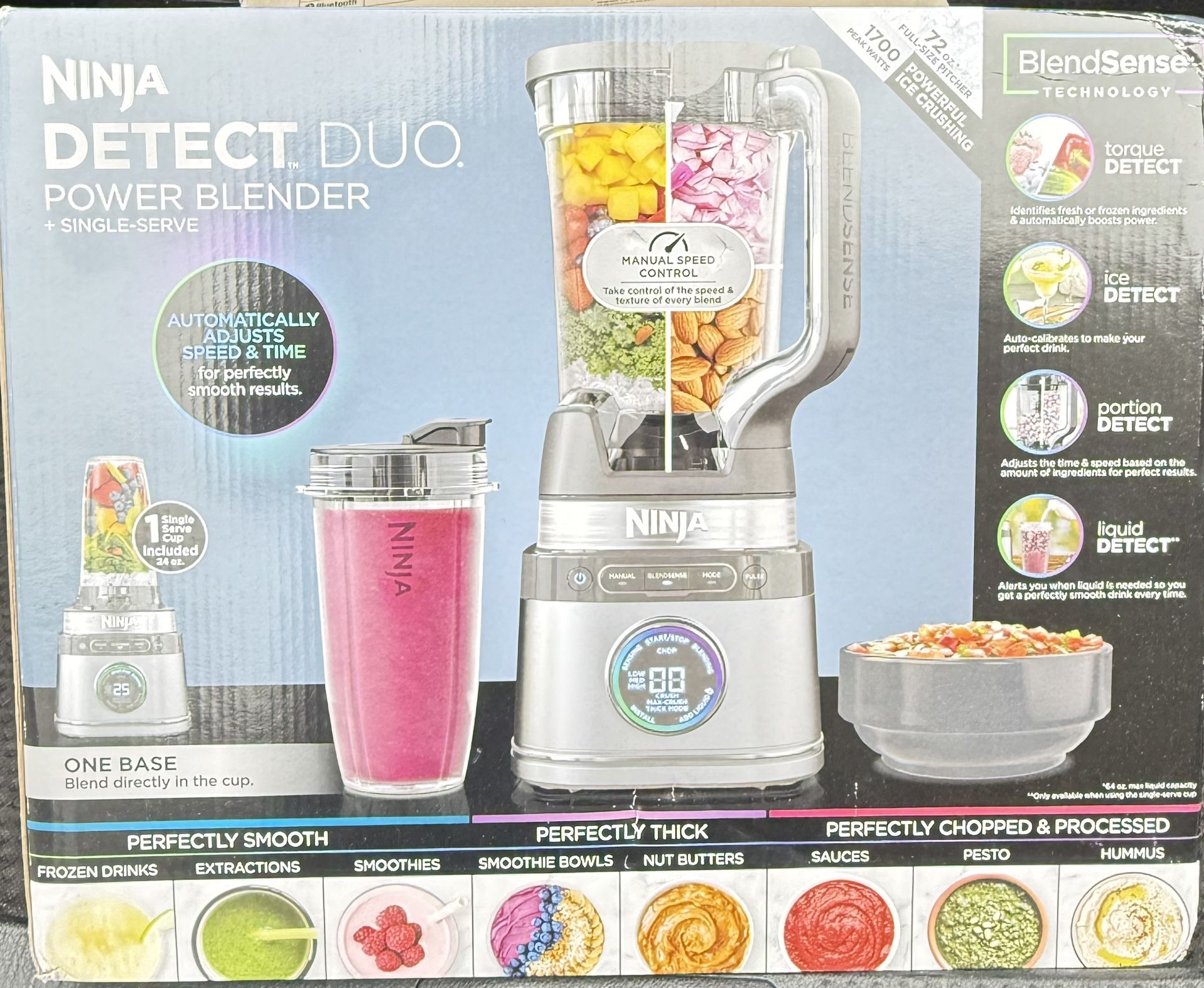 Brand-new Ninja Detect Duo Power Blender + Single-Serve,