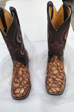 New Men's square toe boots.- Size 9