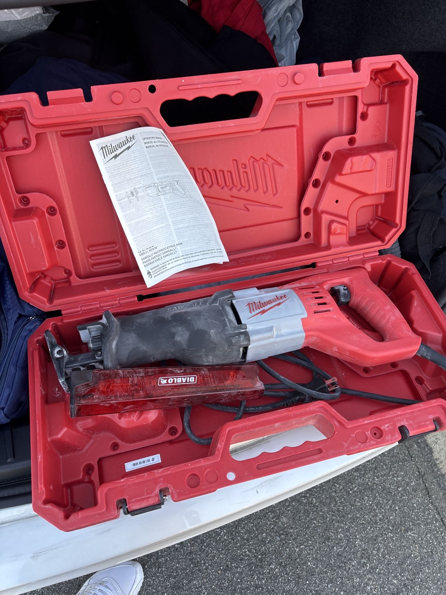 Milwaukee SAWZALL Reciprocating Saw with Case