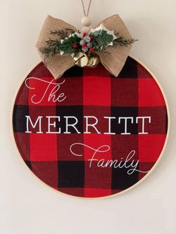 12”embroidery hoop wall ornaments