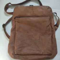 Leaf Bags Made In Italy Leather Backpack
