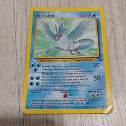 ARTICUNO 1996 POKEMON CARD
