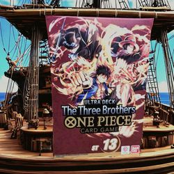 🏴‍☠️ ONE PIECE ST13 The Three Brothers Ultra Deck Box ST-13 SHIPS NOW🏴‍☠️