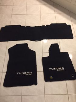 NEW 2014-2018 TOYOTA TUNDRA Limited Black Carpet Floor Mats PT#(contact info removed)1
