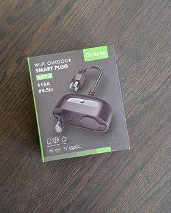GHome Smart Wi-Fi Outdoor Smart Plug WP7-B 15A 1800W IP64 Waterproof