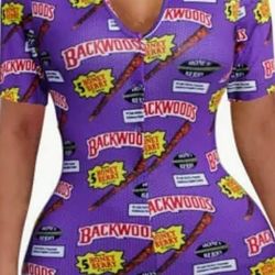 Backwood onesie purple