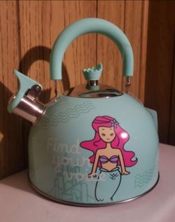New Disney The Little Mermaid Princess Ariel tea kettle teapot