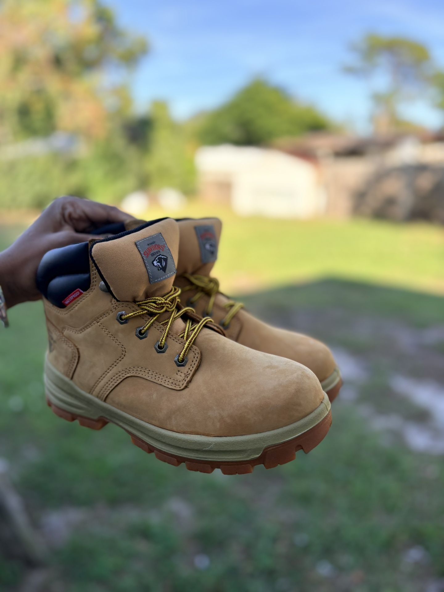 Herman Survivors Men's Boulder Waterproof 6" Steel Toe Work Boots