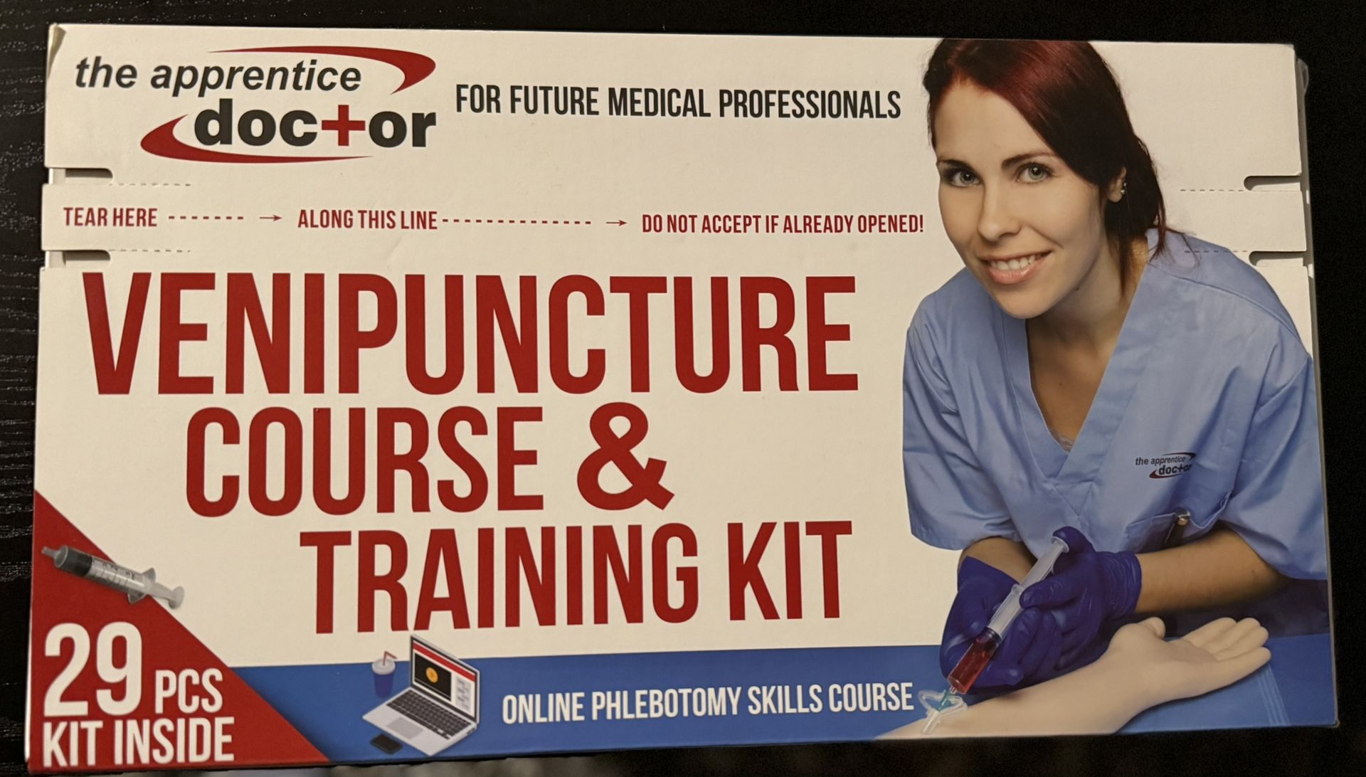 BRAND NEW NEVER OPENED - VENIPUNCTURE COURSE & TRAINING KIT
