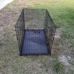 Precision Pet Products 48" Dog Crate Double Door 