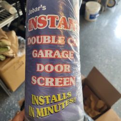 Double Garage Door Screen 