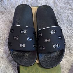 Black Gucci Sandals