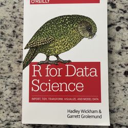 R for Data Science book BRAND NEW