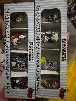 Hello kitty & friends shot glass