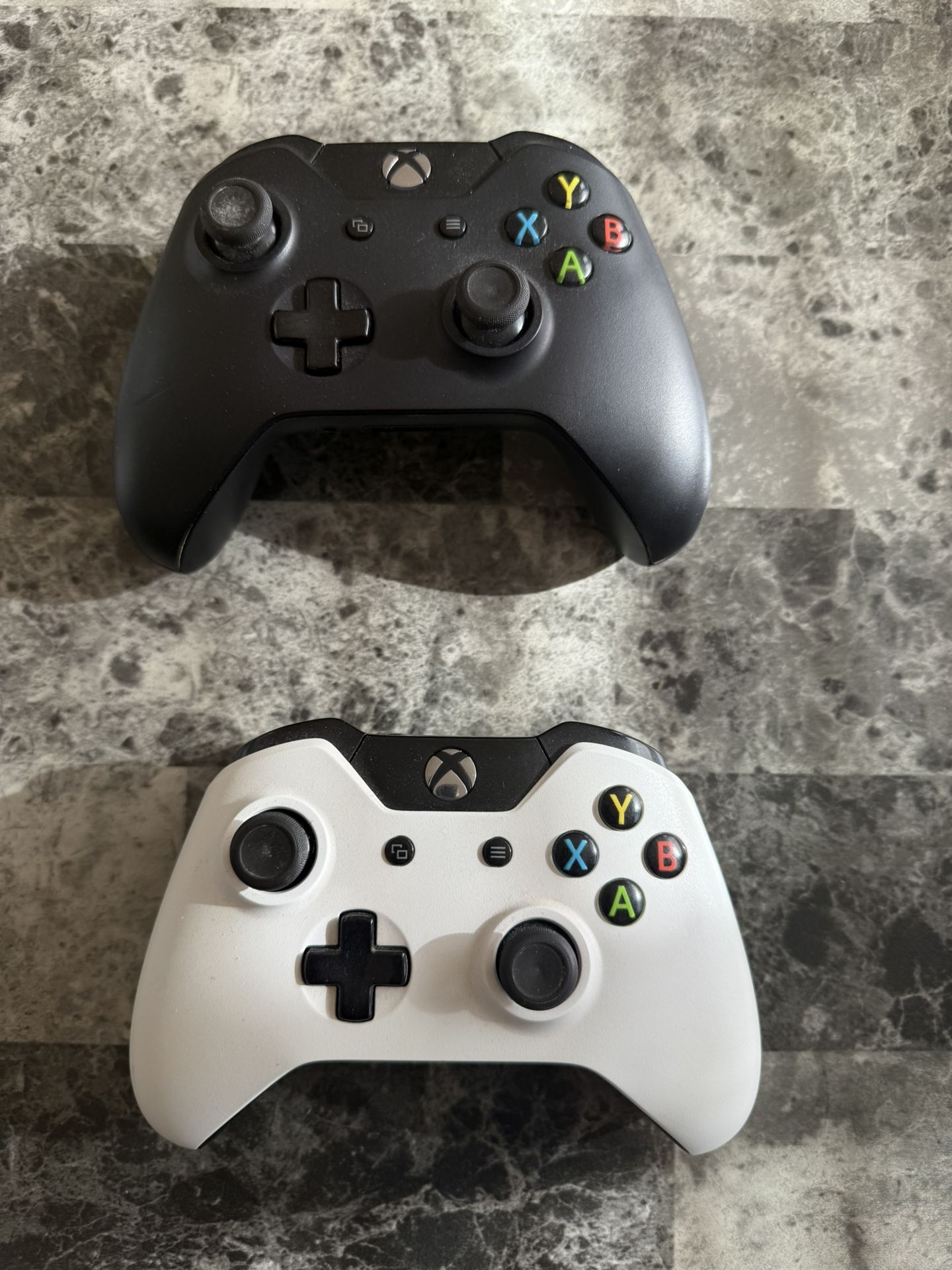 Official Microsoft Xbox One Controllers x2 UNTESTED SOLD AS IS