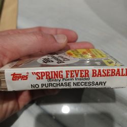 1987 Baseball Card Unopened