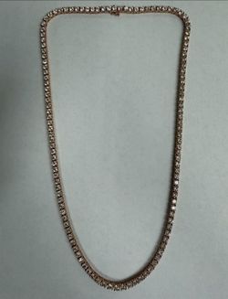 14KT Diamond Tennis Necklace