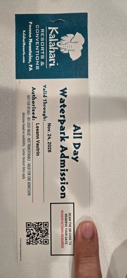All Day Kalahari Waterpark Ticket