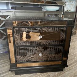 Mirrored Nightstand (1)