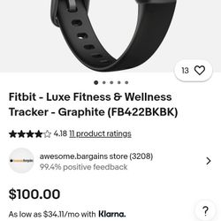 Brand New Fitbit Luxe