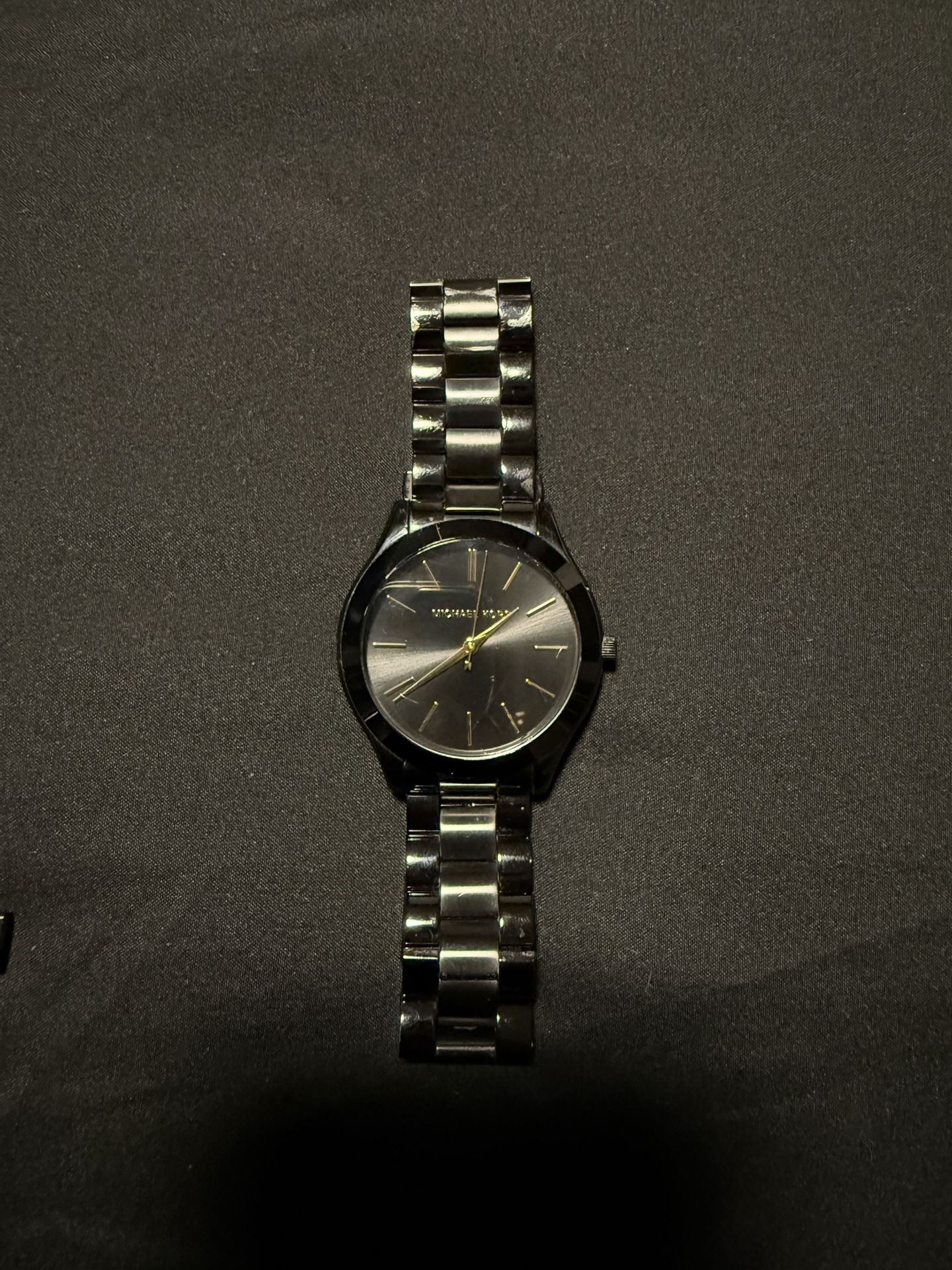 Michael Kors Black/Gold Hands Watch