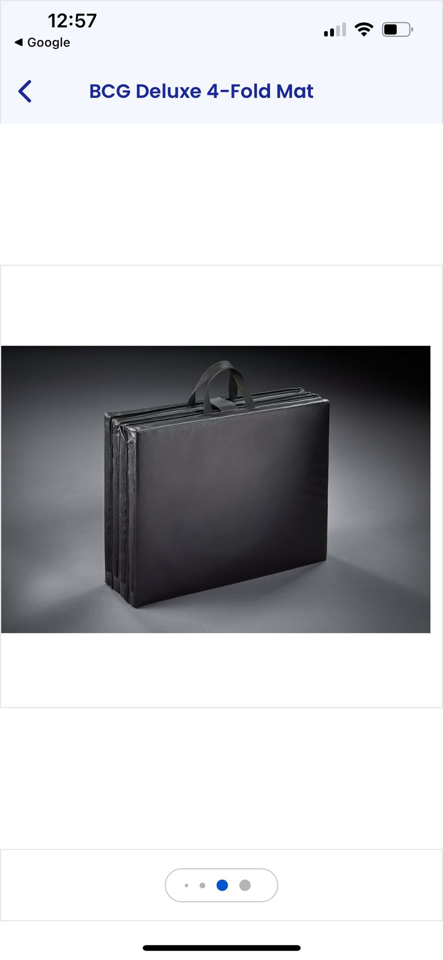 4 Fold Folding Mats (2) Great For MMA, Yoga/pilates,stretching Home gym With Velcro On Sides To Connect Together. Easy Storage