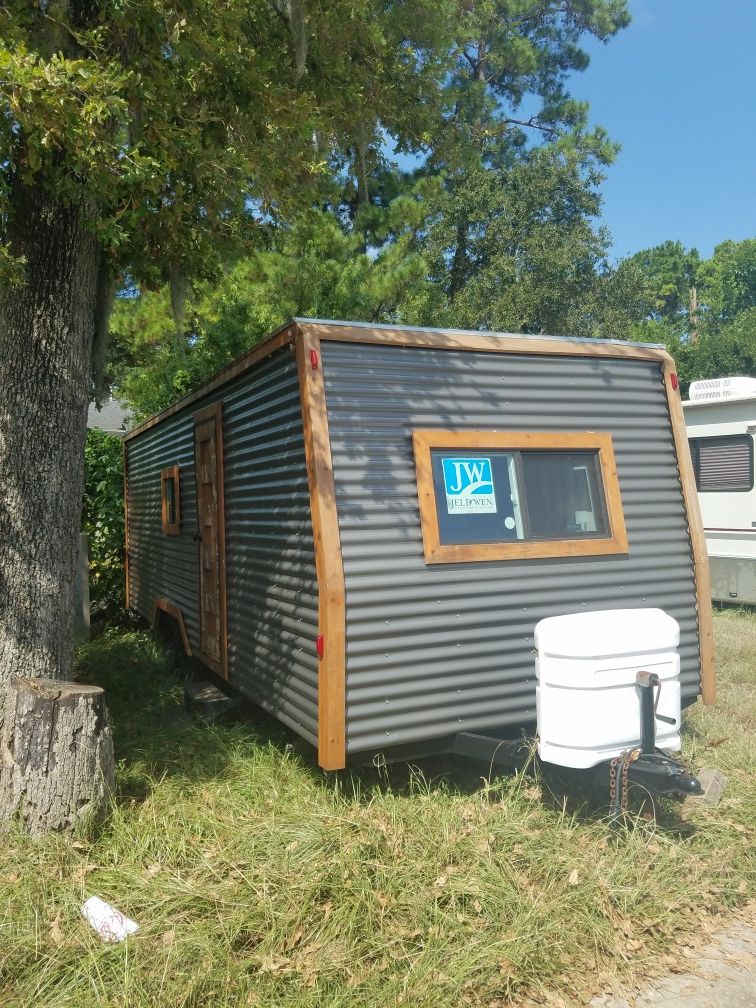 Custom built tiny home travel trailer project