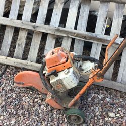 Concreat Wet Saw Gas Powered