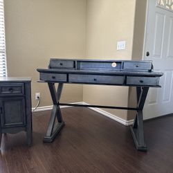 Desk With Matching Printer Stand