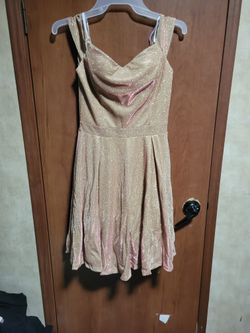 Rose Gold Dress Giltter