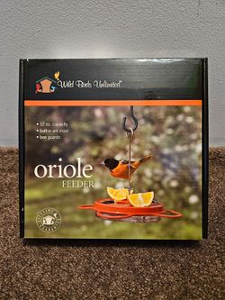Wild Birds Unlimited Hanging Nectar Oriole Bird Feeder 12 oz