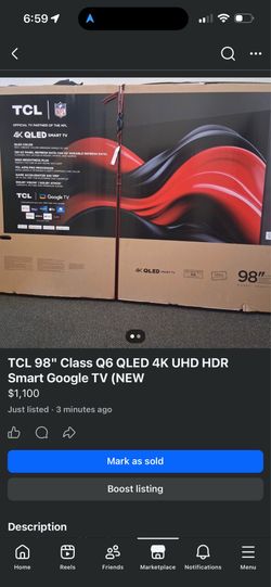 TCL 98" 4K QLED Smart Google TV