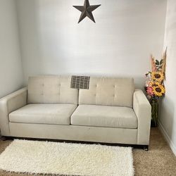 Sofá $85 House Furniture, Couch, Sofá bed, Cream Sofa.