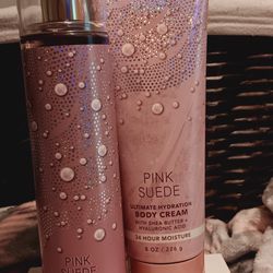 Perfume & body Lotiom Pink Sued from B&body Works