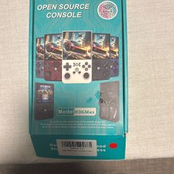 R36 Max Open Source Console New 