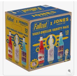 Jones Soda Co. Fallout Vault Dweller Variety Pack 12 Pack Soda