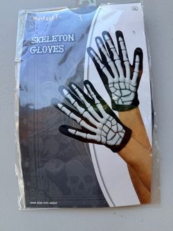 Spirit Skeleton Gloves Halloween Costume Accessory $10