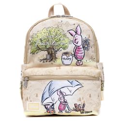 NEW WondaPop Disney Winnie the Pooh Piglet Nylon Everyday Mini Summer Backpack