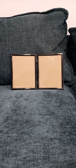 5x7 glass frame 2 picture connected