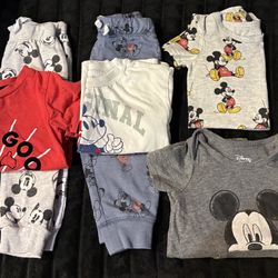 Baby Boys Mickey Mouse Lot 