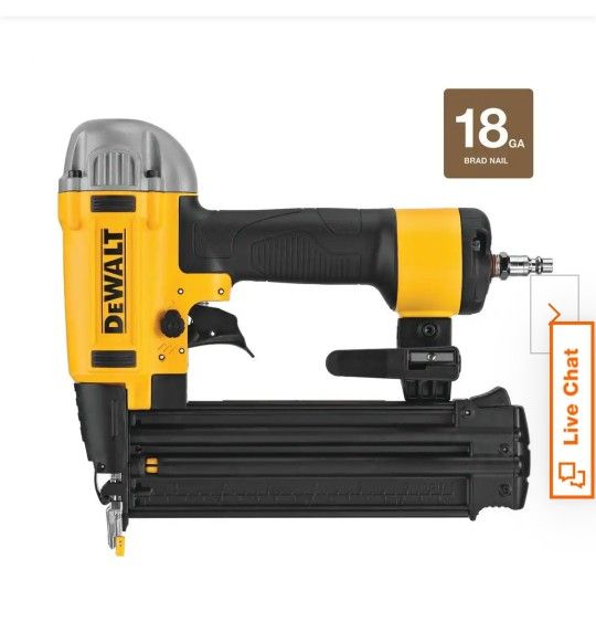 Dewalt 18 Gauge Pneumatic Brad Nailer Brand New Retail $130+tax Selling For $100 Firm FIRM IF STILL UP STILL AVAILABLE