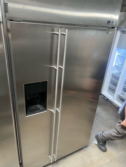 KitchenAid 42” Side-by-Side Stainless Steel Refrigerator