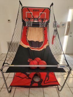 Inside basketball court
