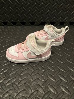 Nike Kids Low-Top Sneakers Pink and White