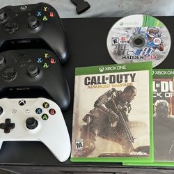 Xbox Controllers And Games Bundle 