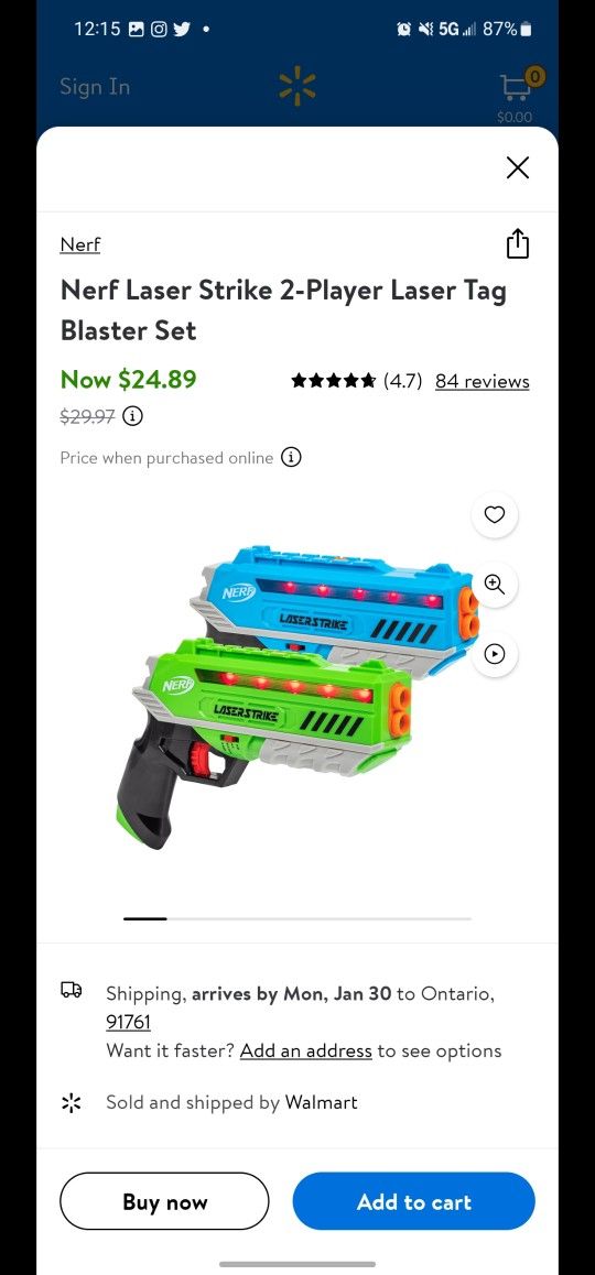 Nerf Laser Guns