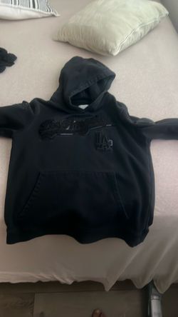 black dodgers sweater size Large youth