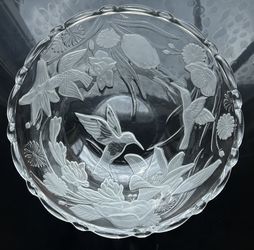 Glass Bowl Hummingbird