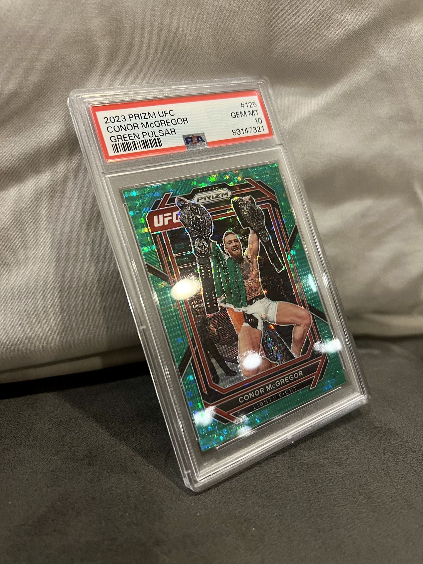 Conor Mcgregor Panini cheapest Green Parallel /25