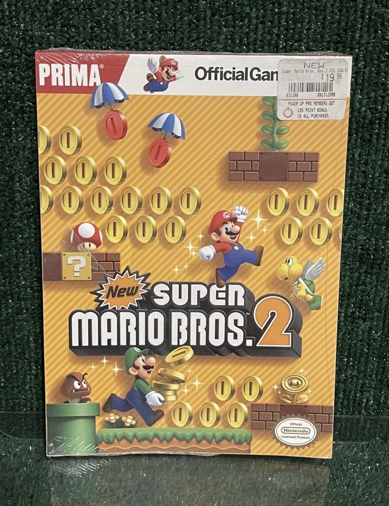 Super Mario Bros 2 Primas Official Strategy Guide Nintendo Brand New Factory Seal !!